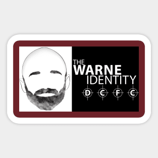 The Warne Identity Sticker